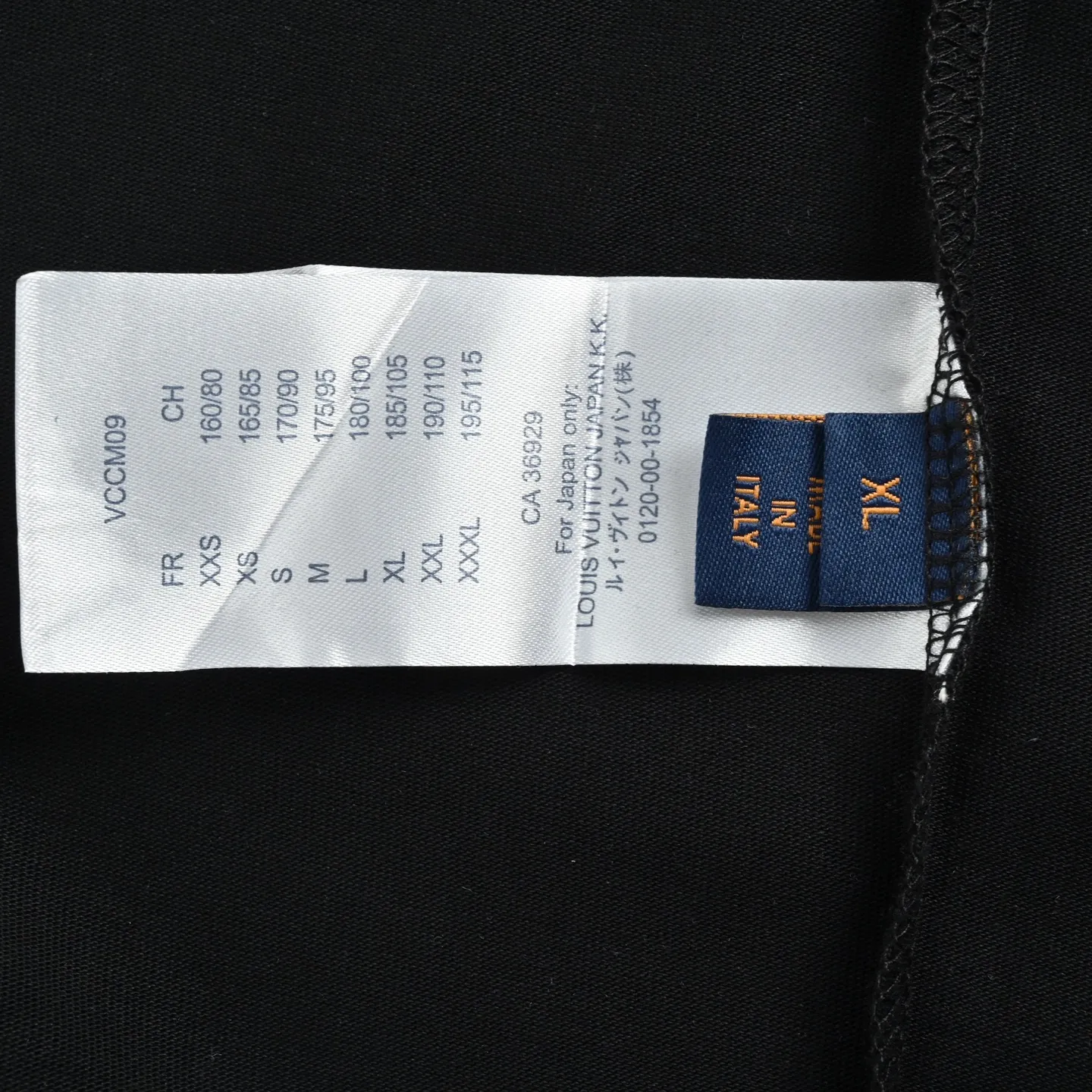 Louis Vuitton/Louis Vuitton front and rear leather letter short sleeves